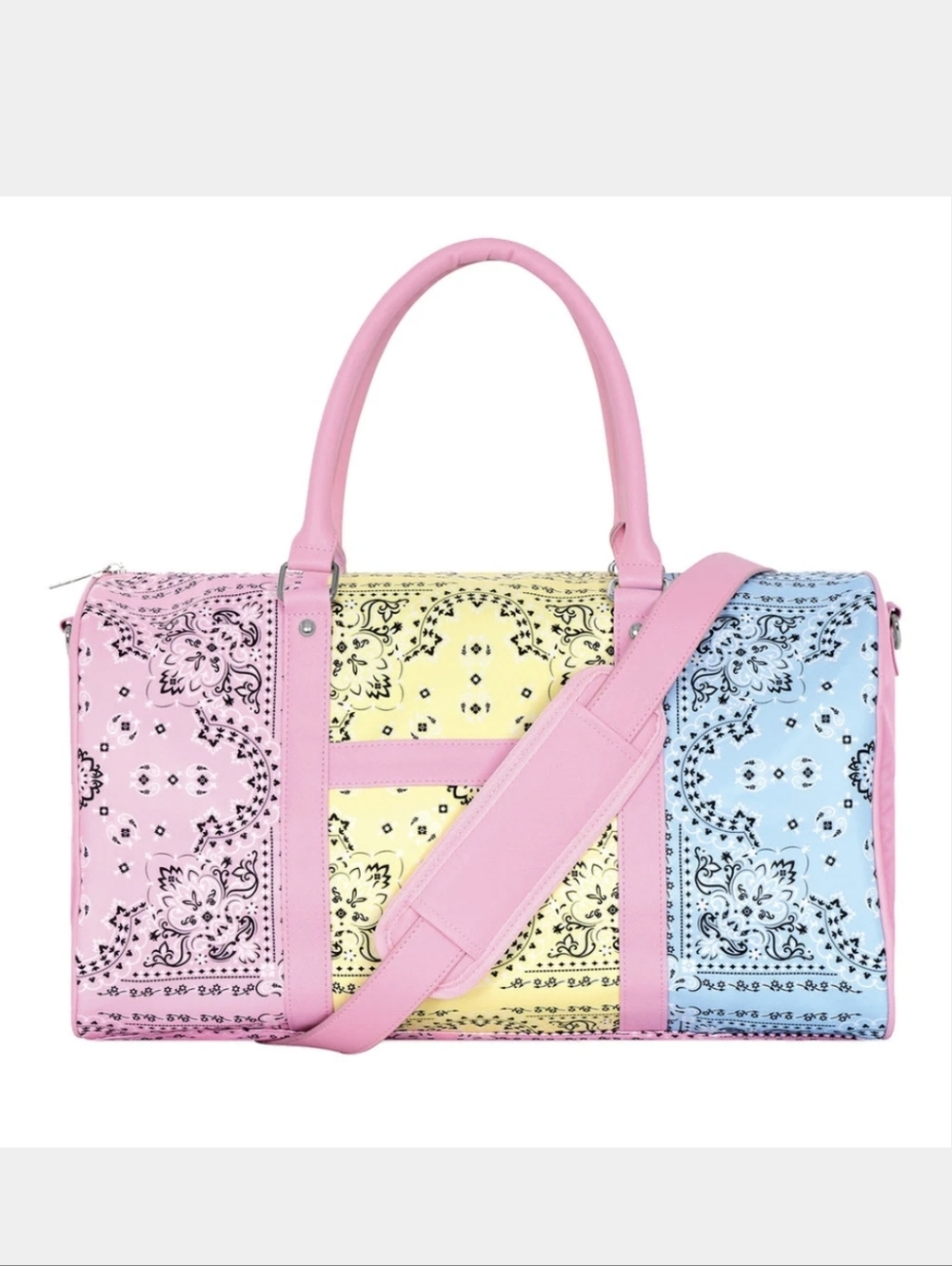 Iscream Bandana Patchwork Duffle Bag Overnight Tote Bag BNWT SO RETIRED